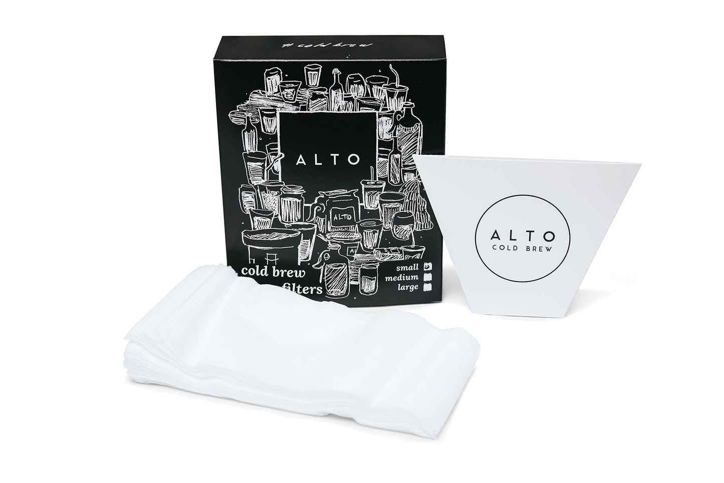 Small ALTO Home Cold Brew Filters (Quart)